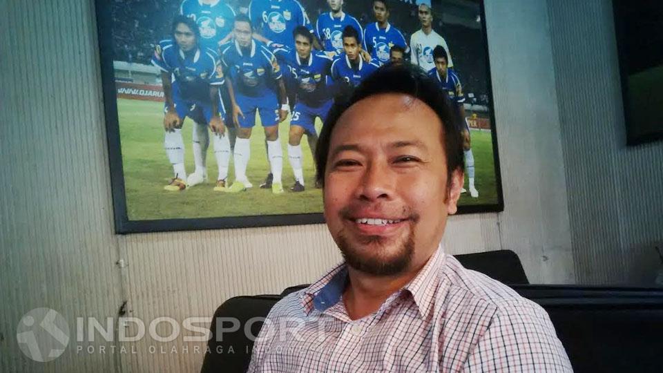 General Coordinator panitia pelaksana (panpel) pertandingan Persib Bandung, Budi Bram Rachman. - INDOSPORT